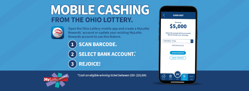 Mobile Cashing from the ohio lottery